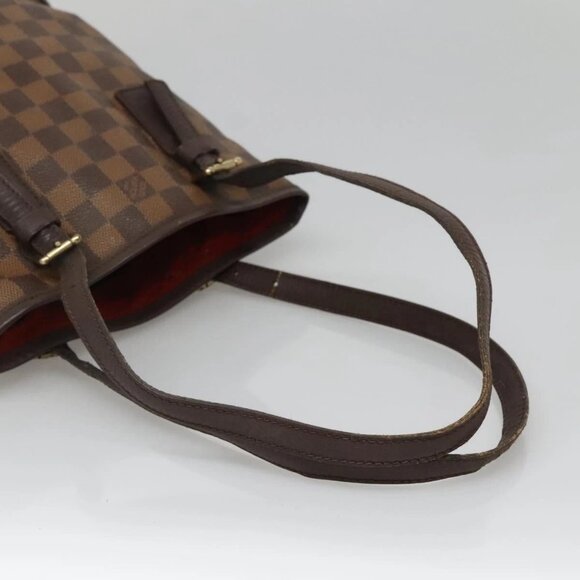 LOUIS VUITTON Damier Ebene Marais Shoulder Bag N42240 LV Auth BA3710 - Picture 8 of 16